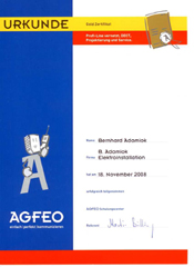 Qualifikationen - Bernhard Adamiok Elektroinstallation GmbH / Mainz